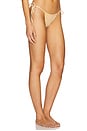 view 2 of 5 Louise Bikini Bottom in Metallic Nude