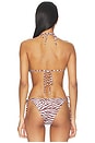 view 3 of 4 Addie Bikini Top in Zebra