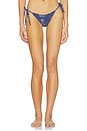 view 1 of 4 Amadee Tie Bikini Bottom in Navy