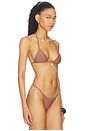 view 2 of 5 Xena Bikini Top in Brown