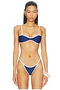 view 1 of 5 TOP BIKINI KYLEI in Navy & White