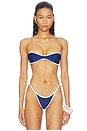 view 2 of 5 TOP BIKINI KYLEI in Navy & White