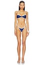 view 4 of 4 BRAGUITA BIKINI KYLEI in Navy & White