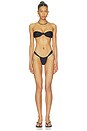 view 4 of 5 Jennipher Bikini Bottom in Black