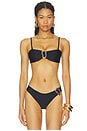 view 1 of 5 Aria Bikini Top in Black