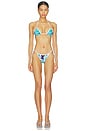 view 4 of 4 Shakya Bikini Top in Blue Multi