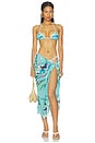 view 5 of 6 Shakya Sarong in Blue Multi