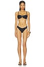 view 4 of 5 Aria Bikini Bottom in Black