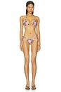 view 4 of 4 Kalia Bikini Bottom in Pink Floral Leopard