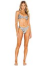 view 4 of 4 BAS DE MAILLOT DE BAIN EMMA in White Leopard