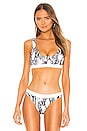 view 1 of 4 Brently Bikini Top in White Snake