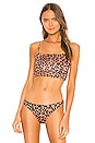 view 1 of 4 HAUT DE MAILLOT DE BAIN TANIA in Leopard