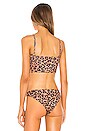 view 3 of 4 HAUT DE MAILLOT DE BAIN TANIA in Leopard