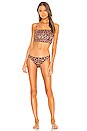 view 4 of 4 HAUT DE MAILLOT DE BAIN TANIA in Leopard
