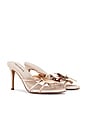 view 2 of 7 SANDALES FLORE in Nude Satin