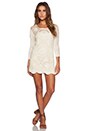 view 4 of 4 Havana Crochet Mini Dress in Cream