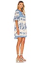 view 3 of 5 X REVOLVE Coco Lei Flutter Tunic in Bluebird