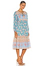 view 3 of 4 Love Story Boho Dress in Sky Blue