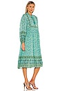 view 3 of 4 Sundown Boho Dress in Turquoise