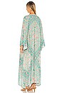 view 3 of 4 Farrah Half Moon Gown in Aqua