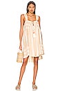view 1 of 3 Lady Palm Strappy Mini Dress in Toffee