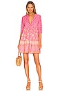 view 1 of 3 Utopia Tunic Mini Dress in Flamingo