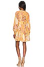 view 3 of 3 Freda Boho Mini Dress in Amber