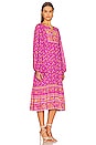 view 2 of 3 Madame Peacock Boho Dress in Boysenberry