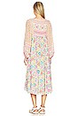 view 3 of 3 Mossy Patchwork Boho Dress in Spring Garden