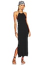 view 4 of 4 Sunray Knit Maxi Halter Dress in Black