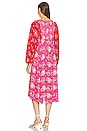 view 3 of 3 Solstice Boho Midi Dress in Salsa Rose