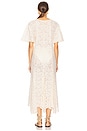 view 3 of 3 Lux Lisbon Lace Handkerchief Dress in Vintage Cream