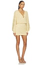 view 2 of 4 The Moss Knit Mini Dress in Gold