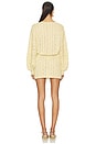 view 3 of 4 The Moss Knit Mini Dress in Gold