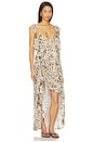 view 3 of 4 Snow Leopard Strappy Gown in Animal