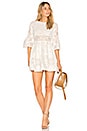 view 1 of 3 Clover Lace Mini Dress in White