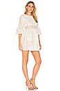 view 2 of 3 Clover Lace Mini Dress in White