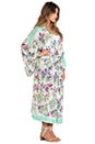 view 3 of 5 Gypsy Queen Long Kimono in Cream Floral