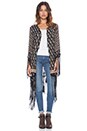 view 1 of 4 Tassel Kimono in Charcoal