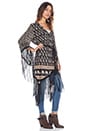view 3 of 4 Tassel Kimono in Charcoal