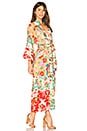 view 2 of 3 Delilah Patchwork Maxi Kimono in Ruby