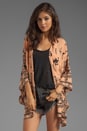 view 1 of 5 Boho Tribal Kimono in Peach