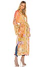 view 3 of 4 Madison Maxi Robe in Coral