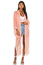 view 1 of 5 Hendrix Robe in Dusty Pink