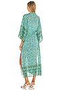 view 4 of 5 PEIGNOIR MAXI SUNDOWN in Turquoise