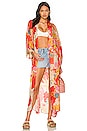 view 1 of 4 Tyler Maxi Robe in Chilli