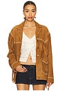 view 1 of 5 ЗАМШЕВАЯ КУРТКА С БАХРОМОЙ FEARLESS HEART in Vintage Tan