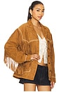 view 2 of 5 ЗАМШЕВАЯ КУРТКА С БАХРОМОЙ FEARLESS HEART in Vintage Tan