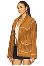 view 3 of 5 ЗАМШЕВАЯ КУРТКА С БАХРОМОЙ FEARLESS HEART in Vintage Tan