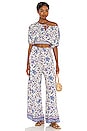 view 4 of 4 Folk Song Wide Leg Pant in Sky